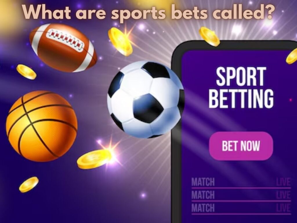 What are sports bets called?
