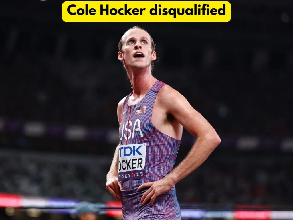 Cole Hocker Disqualified